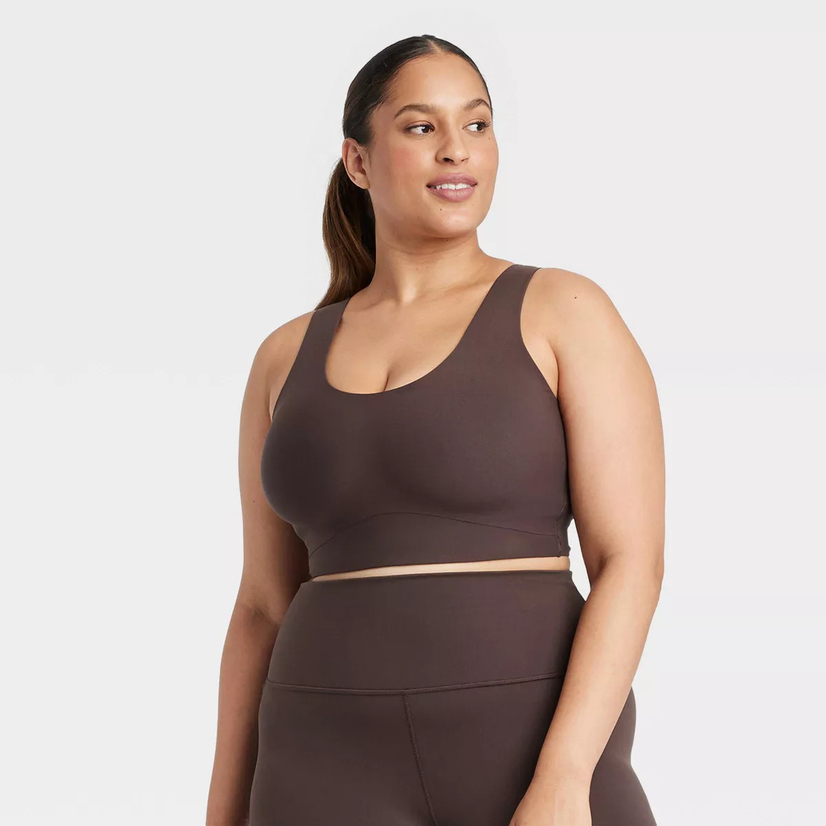 Women's Everyday Soft Medium Support Longline Sports Bra - All In Motion™ | Target