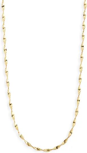 Bony Levy 14K Gold Twisted Chain Necklace | Nordstrom | Nordstrom