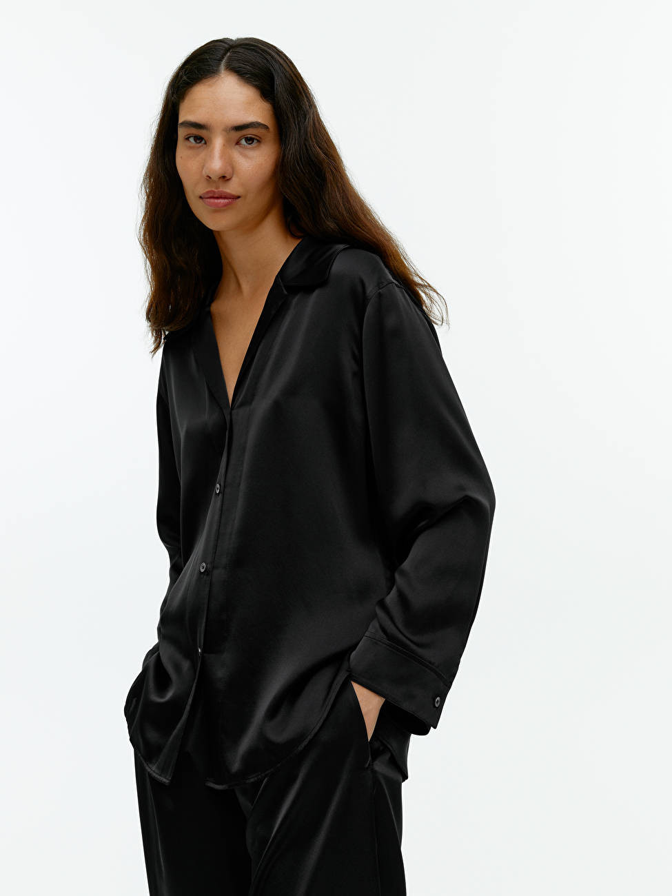 Relaxed Silk Shirt | ARKET (US&UK)
