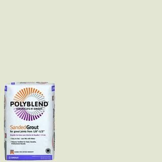 Custom Building Products Polyblend #11 Snow White 25 lb. Sanded Grout-PBG1125 - The Home Depot | The Home Depot
