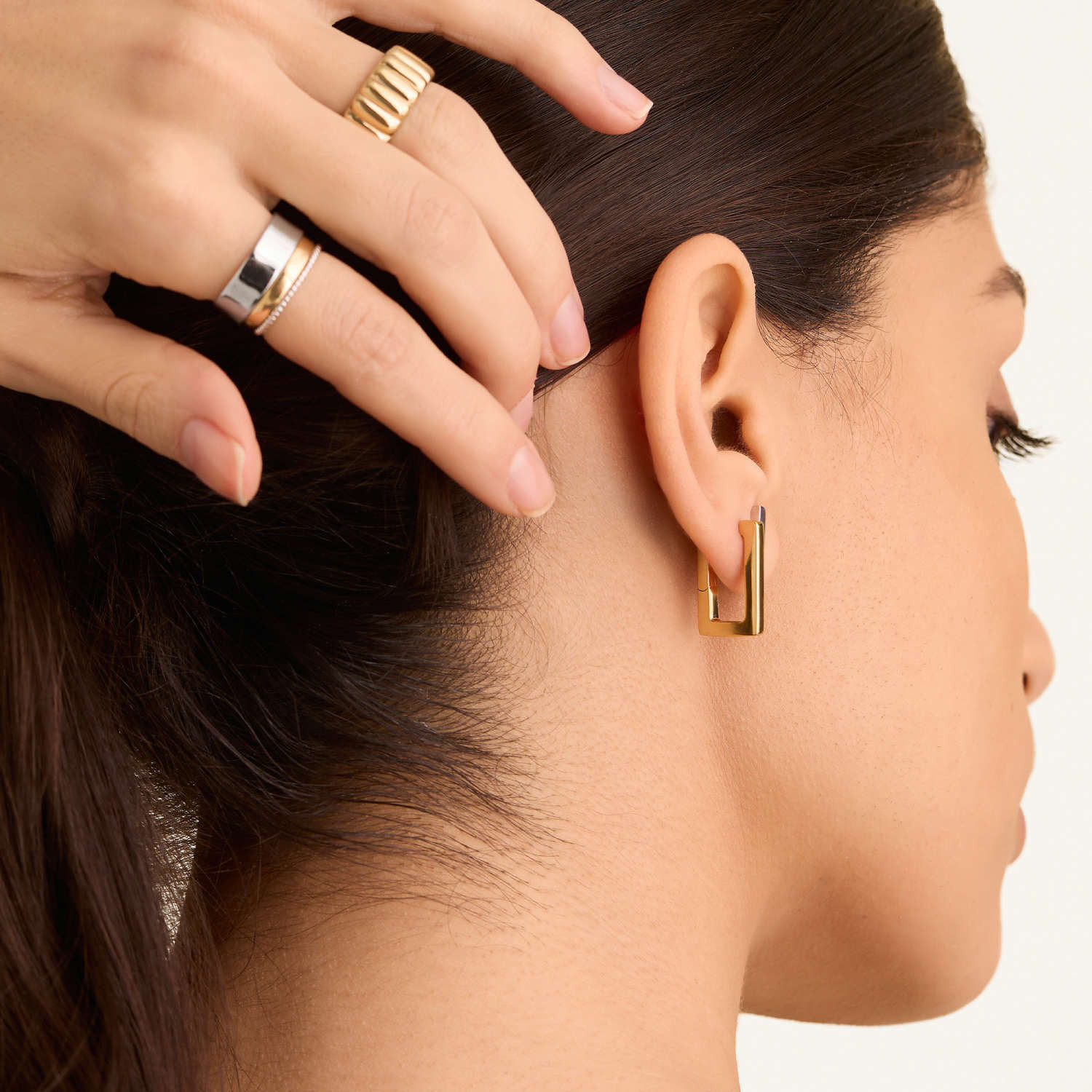 Block Large Hoops | Mejuri (Global)