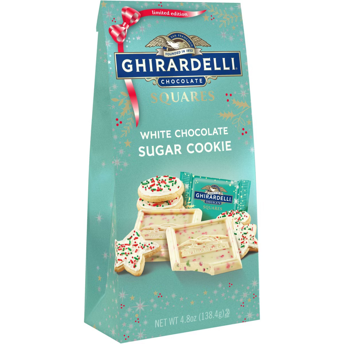 Ghirardelli White Chocolate Sugar Cookie Squares - 4.8oz | Target