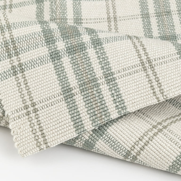 Home Decor Collection 24" x 36" Sage Plaid Outdoor Layering Rug - Walmart.com | Walmart (US)