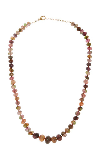 14K Yellow Gold Tourmaline Necklace | Moda Operandi (Global)