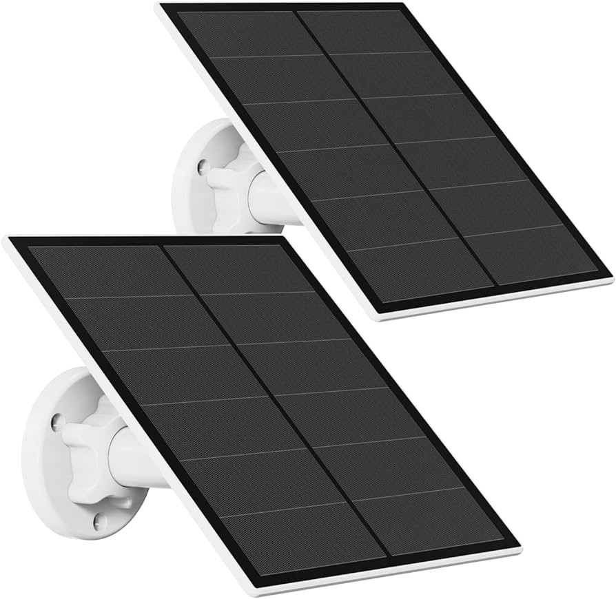 Solar Panel for Security Camera, 5W USB Solar Panel Compatible with Rechargeable Battery Camera, ... | Amazon (US)