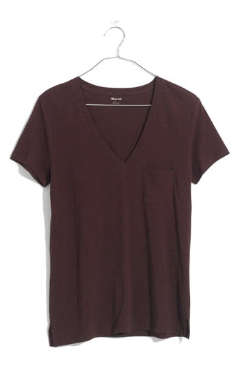 Women's Madewell Whisper Cotton V-Neck Pocket Tee | Nordstrom