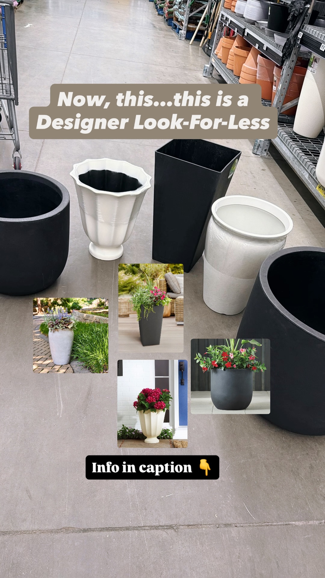 Oversized, lightweight, & look SO high-end…designer look-for-less 🤍💙🤍 I couldn’t resist these...had to buy & had to share 🫶🏼


#outdoorstyle #planters #lookforless #homedecor #outdoordecor

#LTKHome #LTKMothersDay