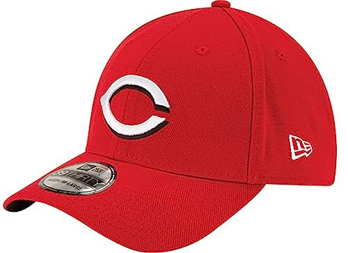 New Era MLB 39Thirty Team Classic Stretch Flex Fit Team Color Primary Logo Primary Logo Baseball Cap Hat - Cincinnati Reds Red - Small-Medium | Amazon (US)