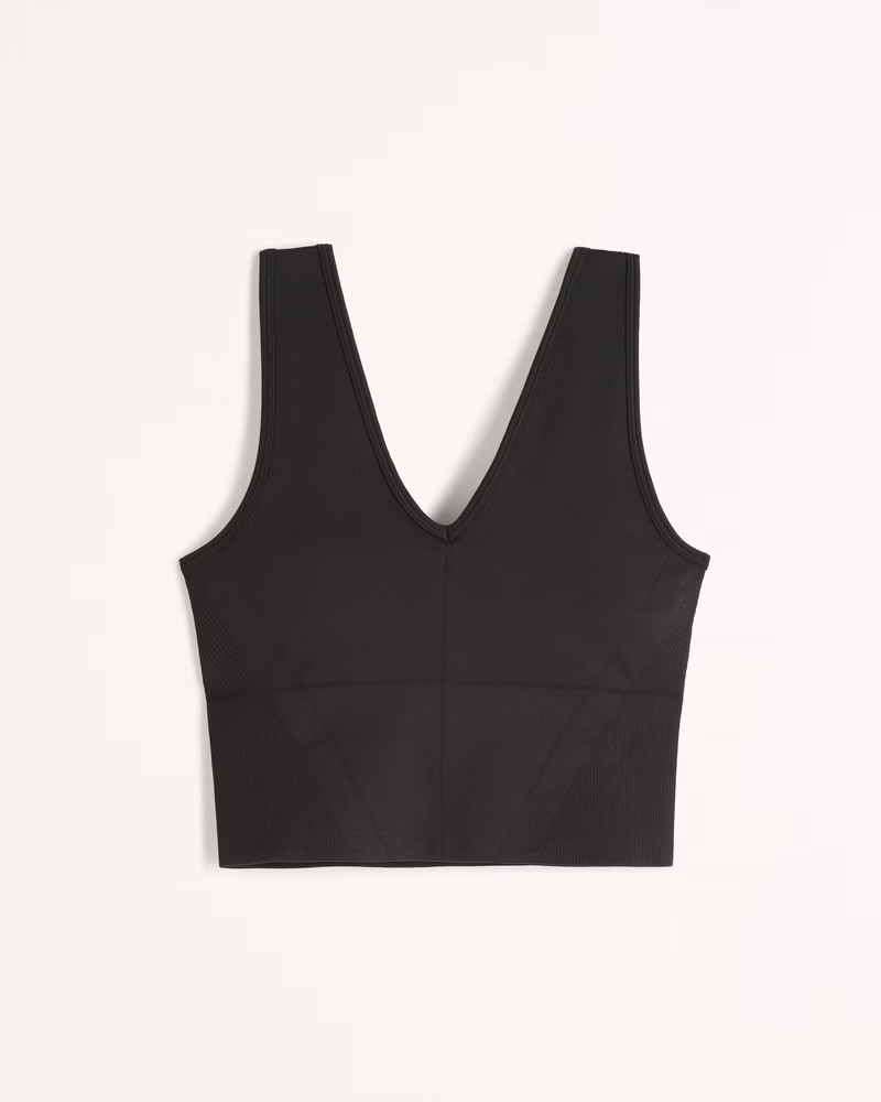 YPB seamlessCORE V-Neck Slim Tank | Abercrombie & Fitch (US)