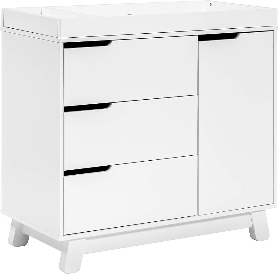 Babyletto Hudson 3-Drawer Changer Dresser with Removable Changing Tray in White, Greenguard Gold ... | Amazon (US)