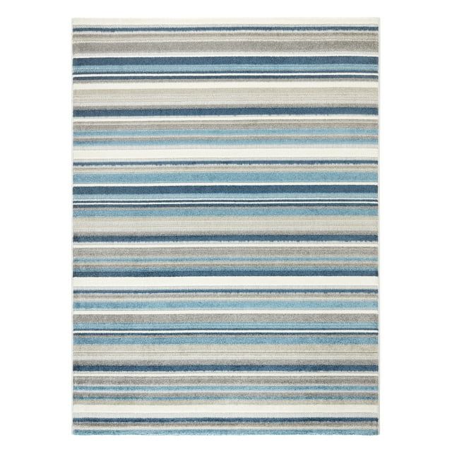 TOWN & COUNTRY EVERYDAY Rio Multicolor Stripe Indoor Outdoor Area Rug, UV Fade Resistant, High-Lo... | Walmart (US)