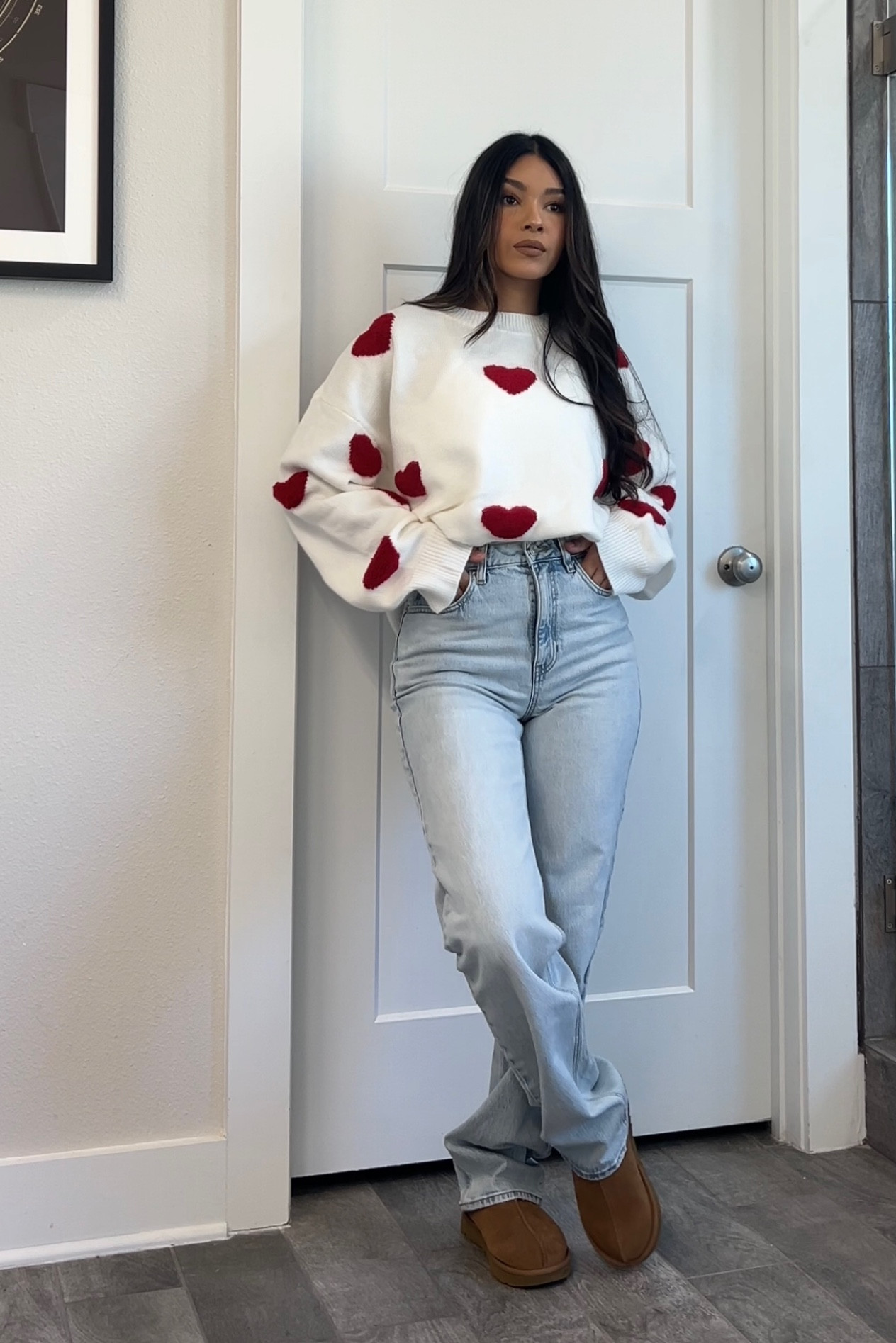 Top XL from TikTok shop. 
Bottoms 2R