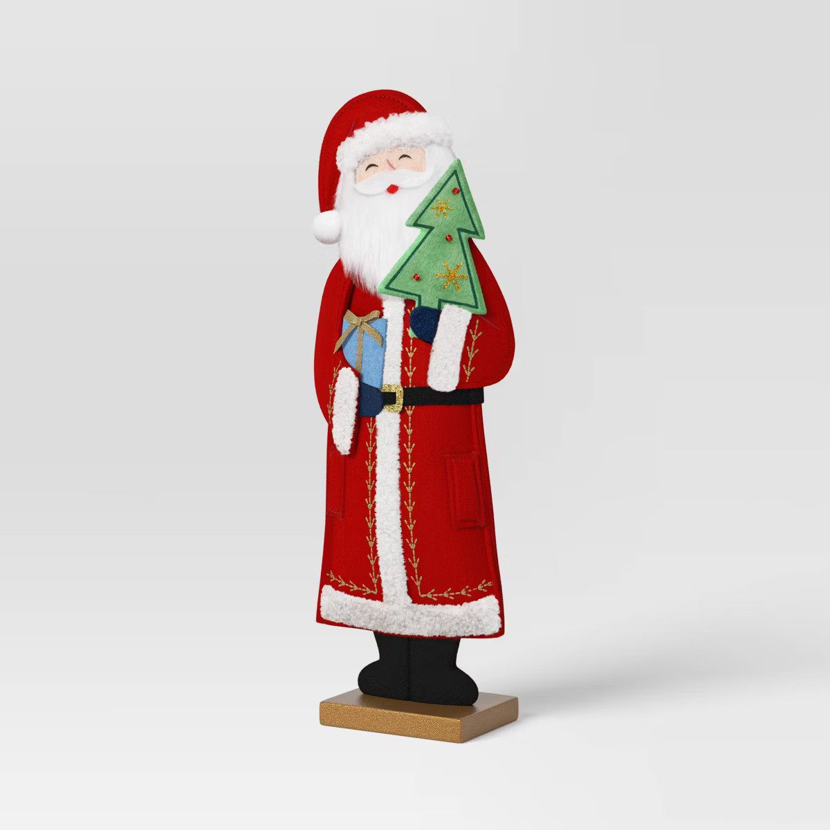 13" Christmas Fabric Santa Figural Decor - Wondershop™ | Target