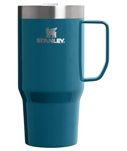 STANLEY The Everyday Suburban Mug | 24 oz | Drink Through Lid | Cup for Coffee, Tea and Drinks | Insulated Stainless Steel Coffee Mug | BPA-Free | Coastal Teal Gloss | Amazon (US)
