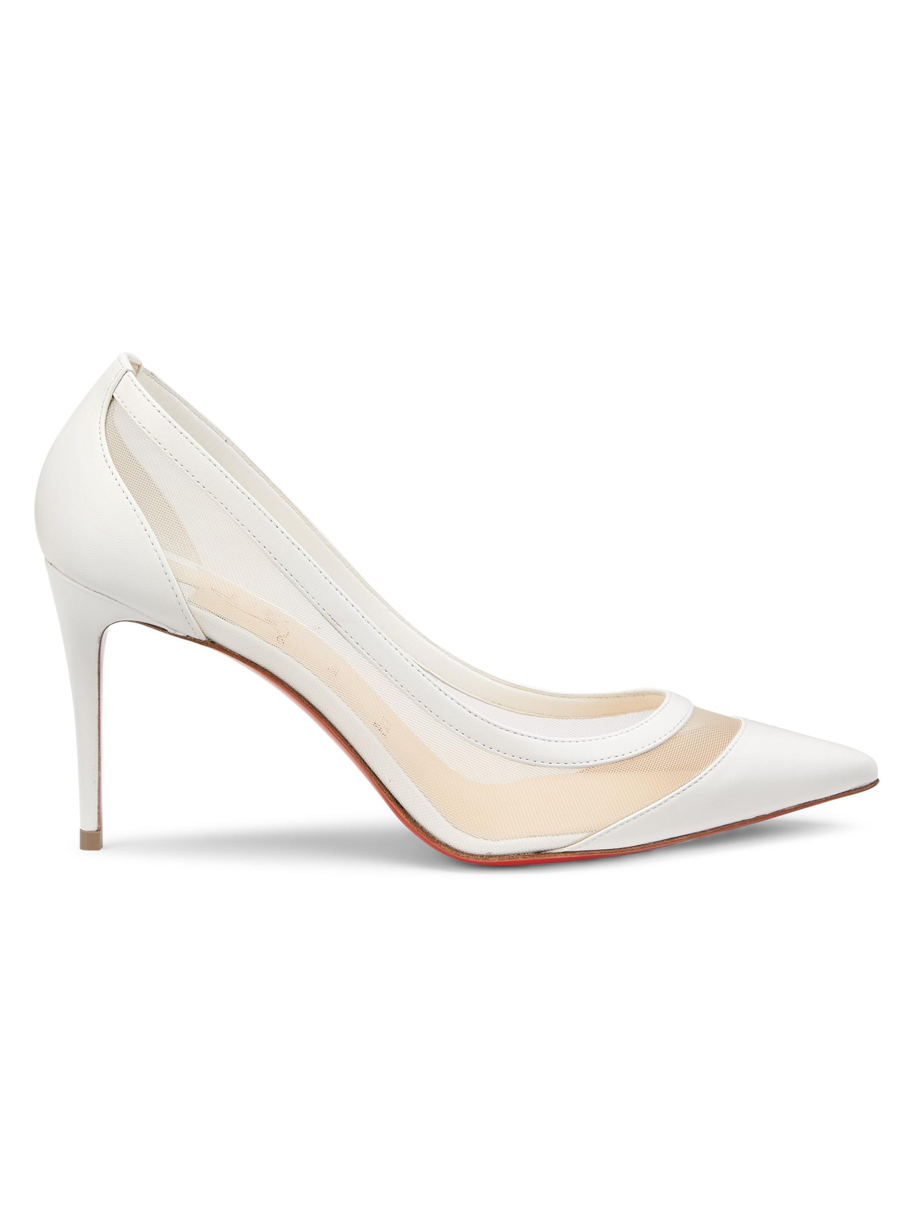 Galativi Mesh & Leather Pumps | Saks Fifth Avenue