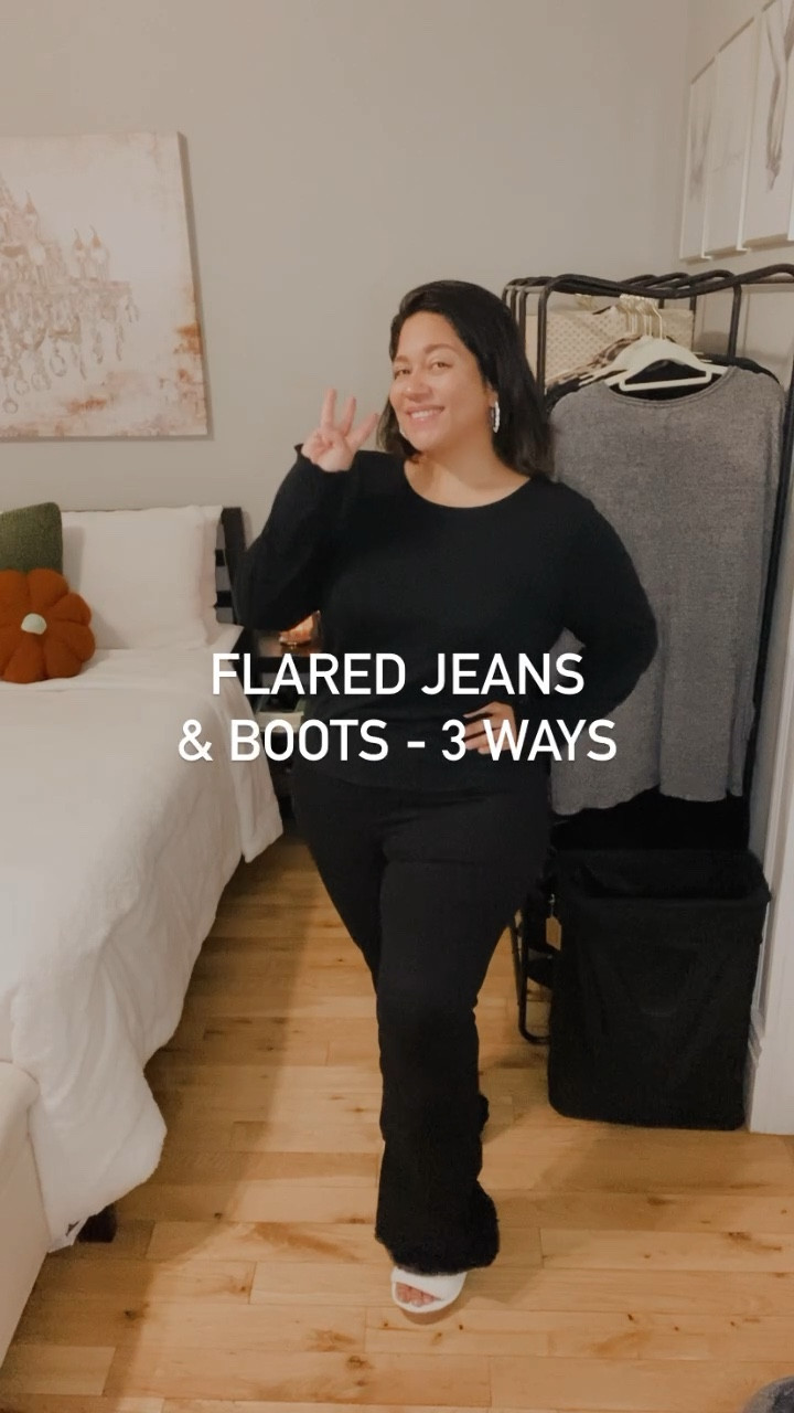 Linking my Fall Staples - Flared Jeans, Long Sleeve Tee’s and Booties! And here are a few ways I like switching them up, pending weather 🍁

#LTKstyletip #LTKSeasonal #LTKcurves