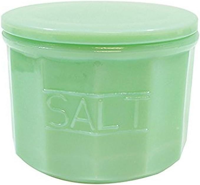 Tablecraft Salt Cellar with Lid, 3.75" x 3.75" x 3.125", Green | Amazon (US)