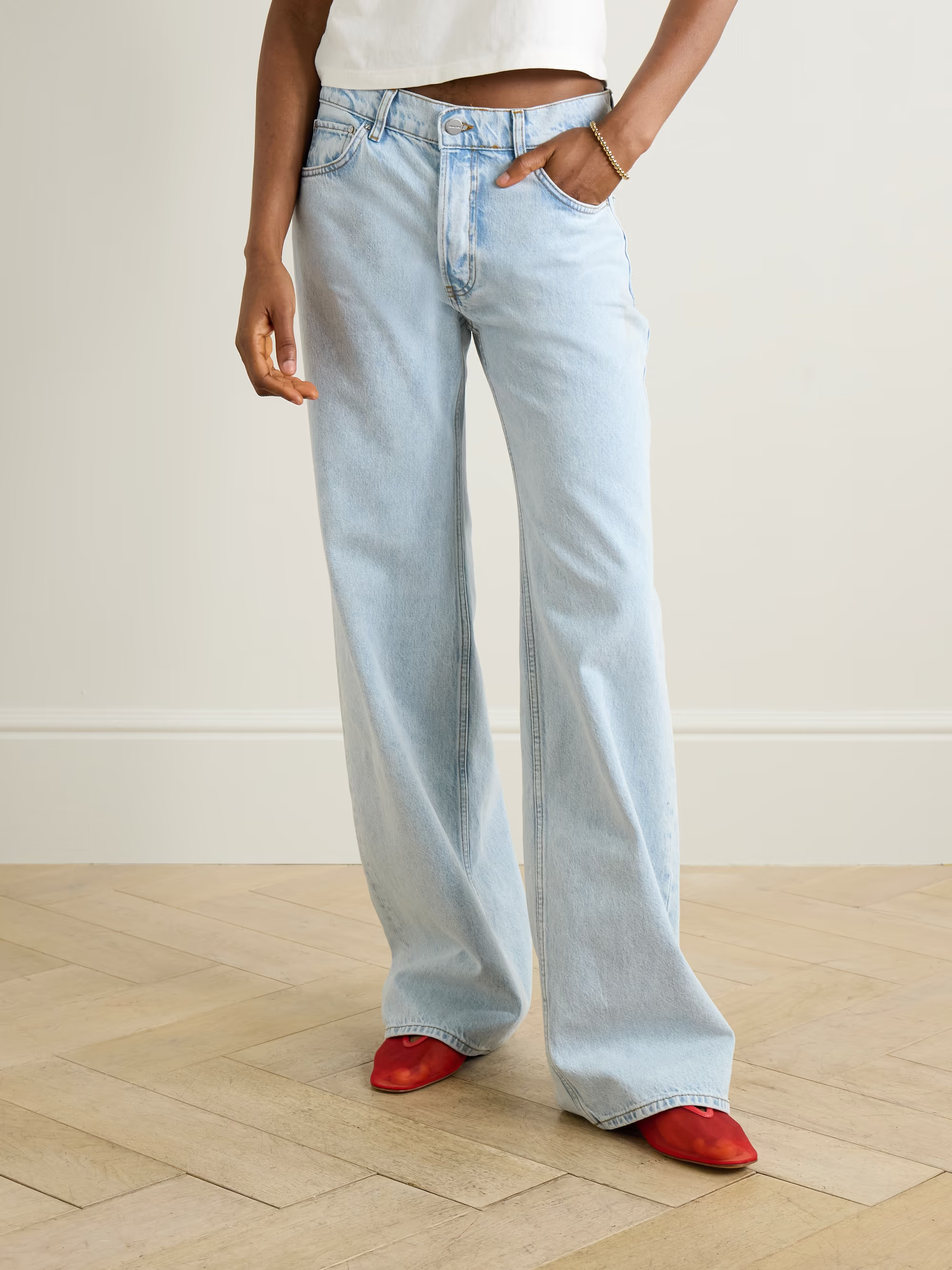 Hugh high-rise wide-leg jeans | NET-A-PORTER (US)