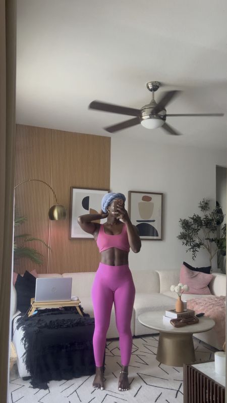 Pink workout set