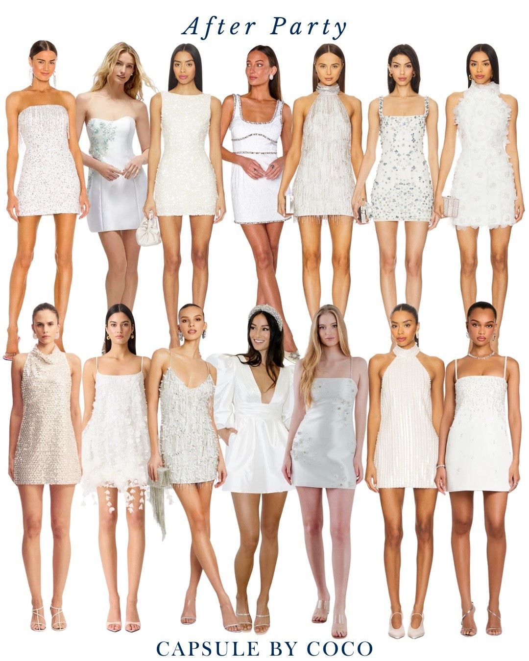 AFTER PARTY LOOKS 💍 

Wedding reception, wedding reception dress, wedding reception dresses, wedding reception outfit, wedding reception outfits, wedding reception inspo, wedding reception inspiration, wedding after party, wedding after party dress, wedding after party dresses, wedding after party outfit, wedding after party outfits, wedding after party inspo, wedding after party inspiration, bridal wardrobe, white dress, white dresses, engagement pictures, formal white dress, formal white dresses, bride, bride to be, 2026 bride, 2026 brides, 2026 wedding, 2027 bride, 2027 brides, 2027 wedding, engagement look, engagement looks, wedding dress, wedding dresses, engagement party, bachelorette party, bridal shower, bridesmaid luncheon, rehearsal dinner, CapsuleByCoCo

#LTKWedding
