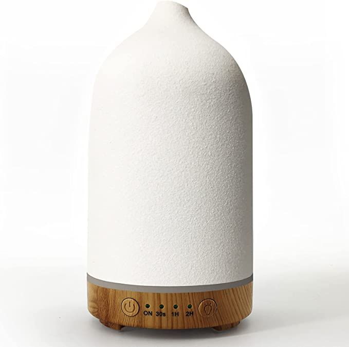 Essential Oil Diffuser Humidifiers ,Aromatherapy Diffuser, Ceramic Diffuser Wood Grain Diffusers ... | Amazon (US)