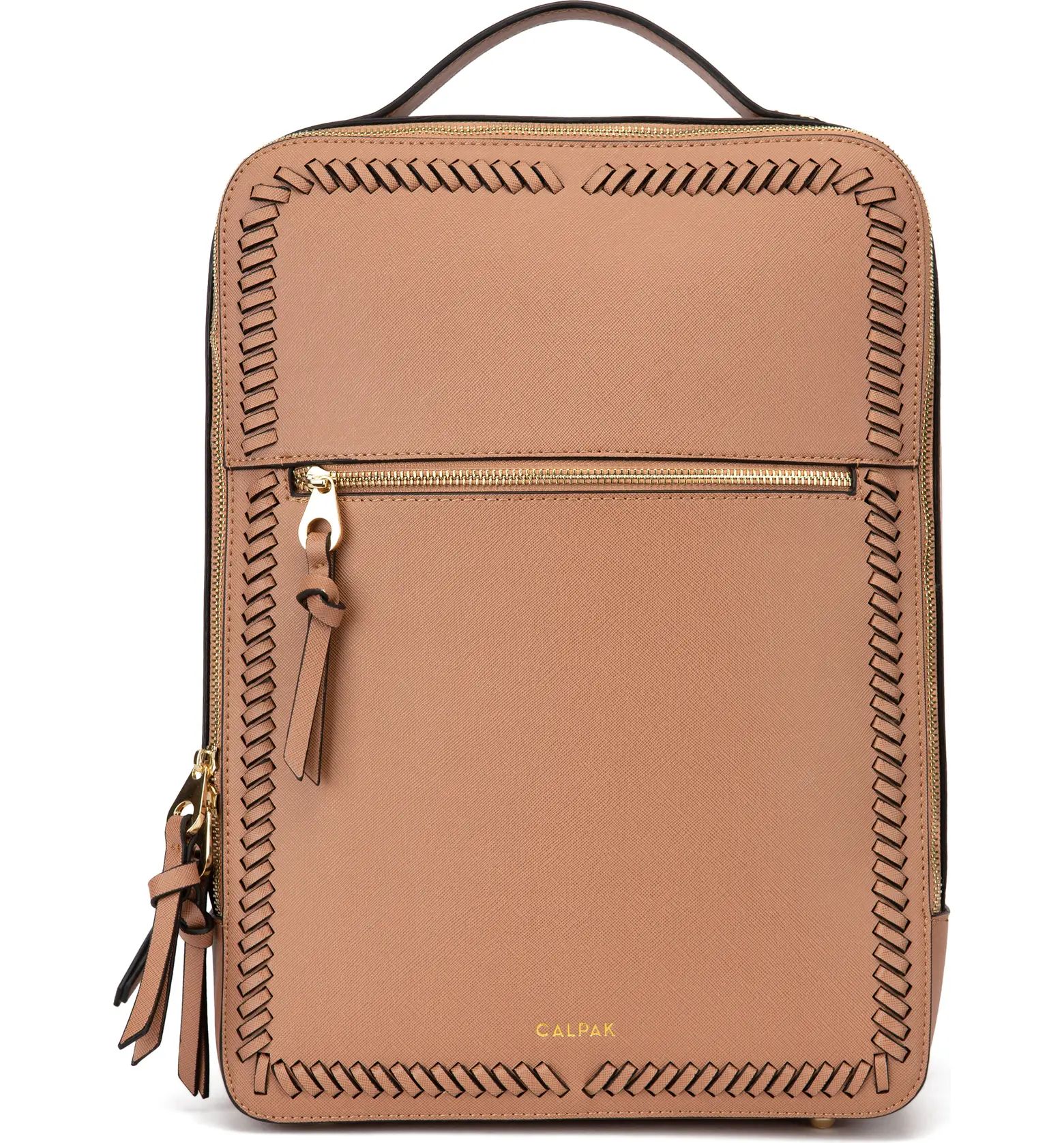 Kaya Faux Leather Laptop Backpack | Nordstrom