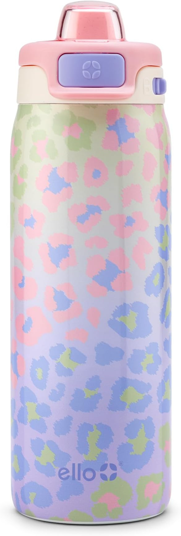 Ello Pop & Fill 18oz Stainless Steel Kids Water Bottle with Quick Fill Lid | Vacuum Insulated BPA... | Amazon (US)