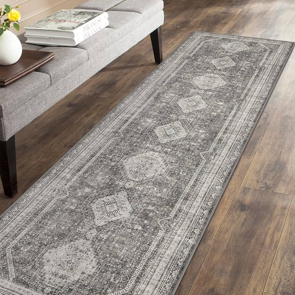 GENIMO Runner Rugs for Living Room, Entryway, Bedroom, Kitchen and Passage, 2x5 Non Slip Hallway ... | Amazon (US)