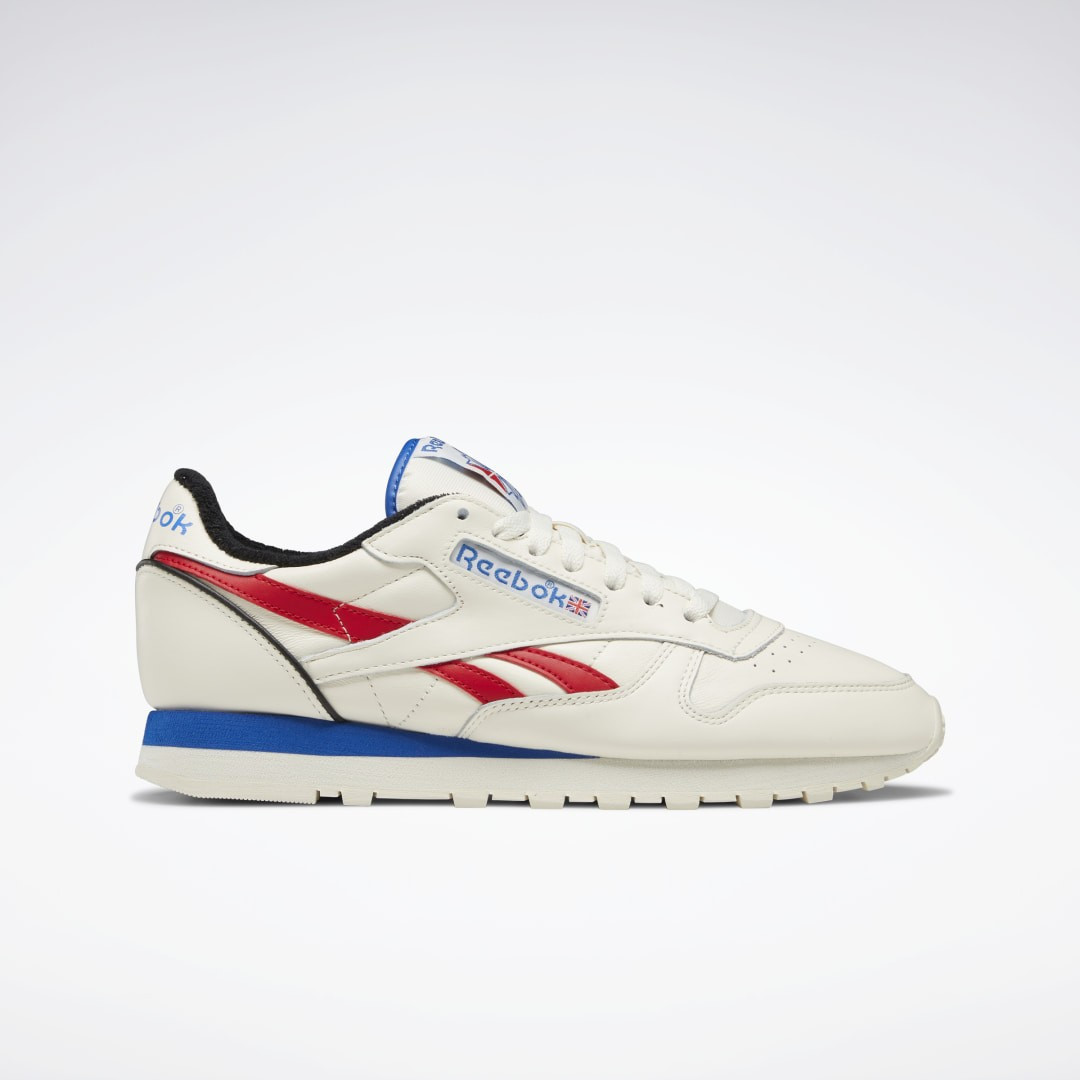 Reebok Unisex Classic Leather 1983 Vintage Shoes in Classic White/Core Black/Vector Blue Size M 9 /  | Reebok (US)