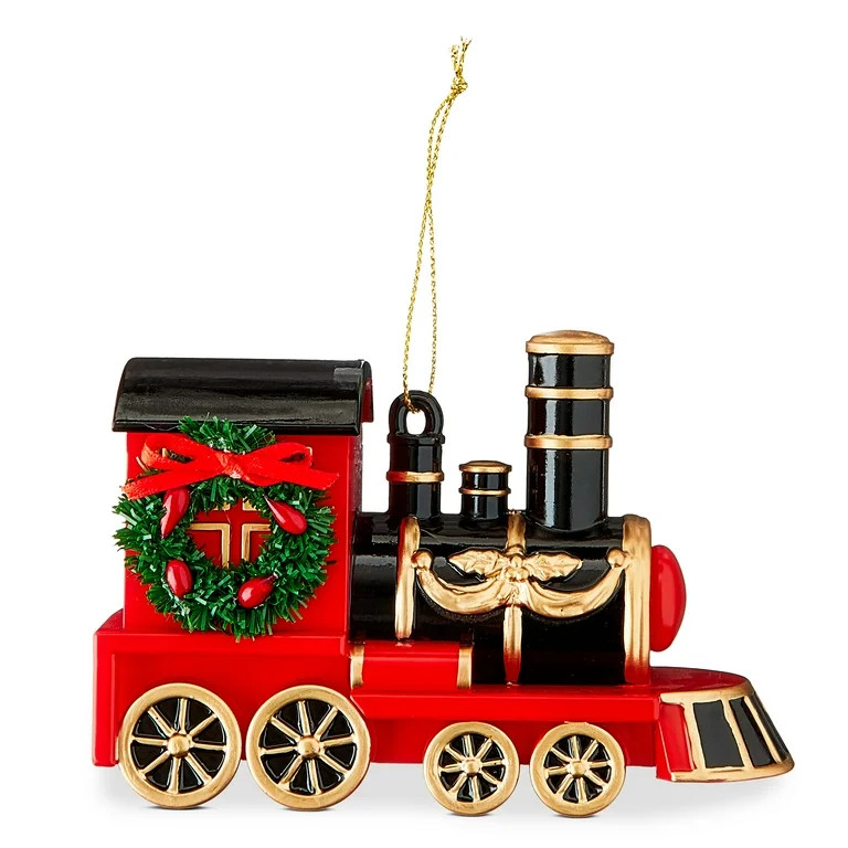 Multicolor Retro Train Christmas Ornament, Heritage Holiday Theme, 4.7", by Holiday Time | Walmart (US)