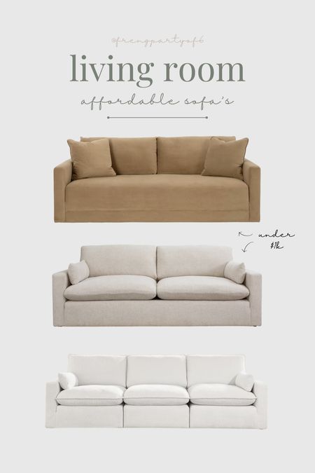 Affordable living room sofas! That honey colored sofa is 😍

#LTKhome #LTKstyletip #LTKFind