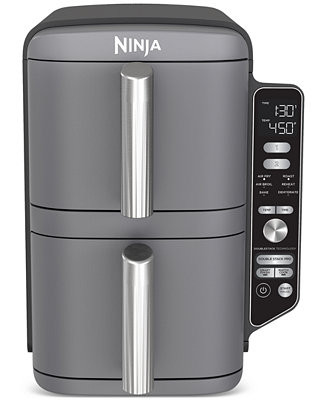 Ninja DoubleStack XL 10-Qt. 6-in-1 2-Basket Air Fryer, SL401 - Macy's | Macy's