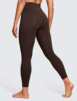 CRZ YOGA Womens Brushed Naked Feeling Workout Leggings 25" - High Waisted Gym Compression Tummy C... | Amazon (US)