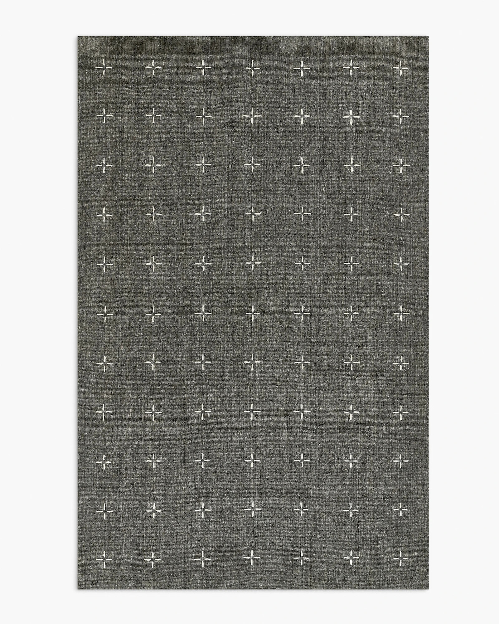 Quince - White Label | Quince | Thayer Hand-Loomed Rug in Charcoal, Size 3'6"" x 5'6"", Wool | Quince