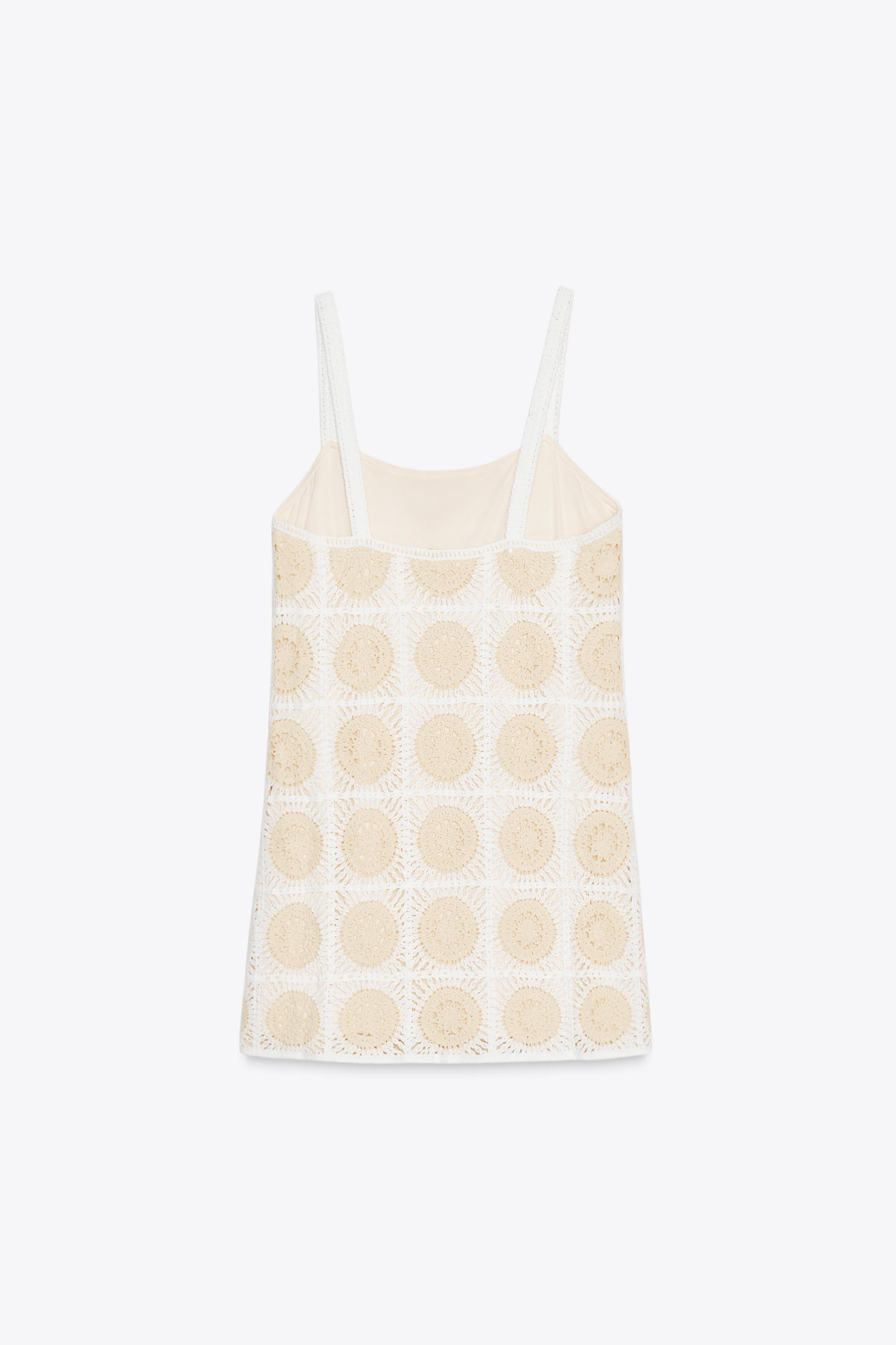 CROCHET SHORT DRESS | Zara US