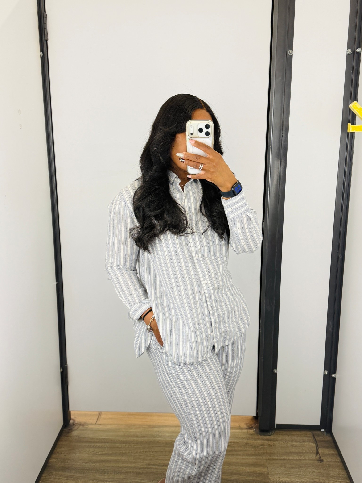 spring outfits 2026

Wearing a size Xs in the top and a small in the bottom. This linens set is perfect and lightweight. Even though the top is long sleeve I didn’t feel uncomfortable. You can always add a tank underneath when you do feel hot. The bottoms fit perfectly and not too long in length. 