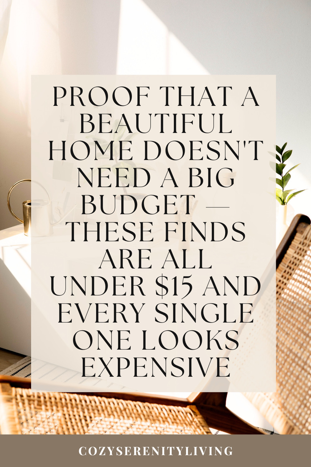 Proof That a Beautiful Home Doesn't Need a Big Budget — These Finds Are All Under $15 and Every Single One Looks Expensive

Proof that a beautiful home doesn't need a big budget, these finds are all under $15 and every single one looks expensive. A brass watering can, woven cane furniture, and faux greenery bring warm, elevated texture to any desk or living space styling moment. Small budget-friendly touches that make a room feel curated, not cluttered, no big spend required. Tap the title to shop all finds. #affiliatelink #affordablehomedecor #budgetdecorfinds

affordable home decor finds, home decor under $15, budget friendly home accents, looks expensive decor finds, brass watering can decor, woven cane furniture decor, faux greenery styling ideas, elevated budget home decor, small space decor finds, aesthetic home decor on a budget, curated home styling tips, neutral home decor accents

#LTKSeasonal #LTKHome #LTKSaleAlert