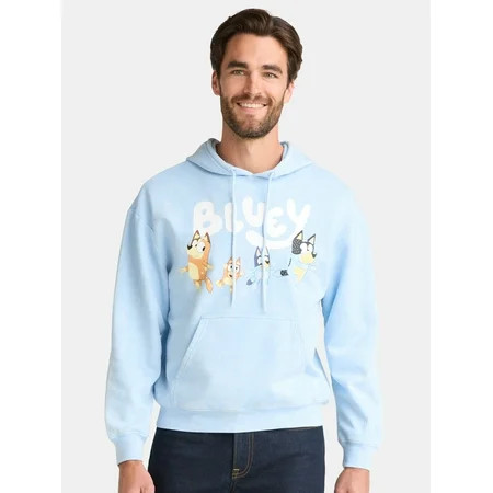 Bluey Men s and Big Men s Family Moves Graphic Hoodie Sweatshirt Sizes S-3XL | Walmart (US)