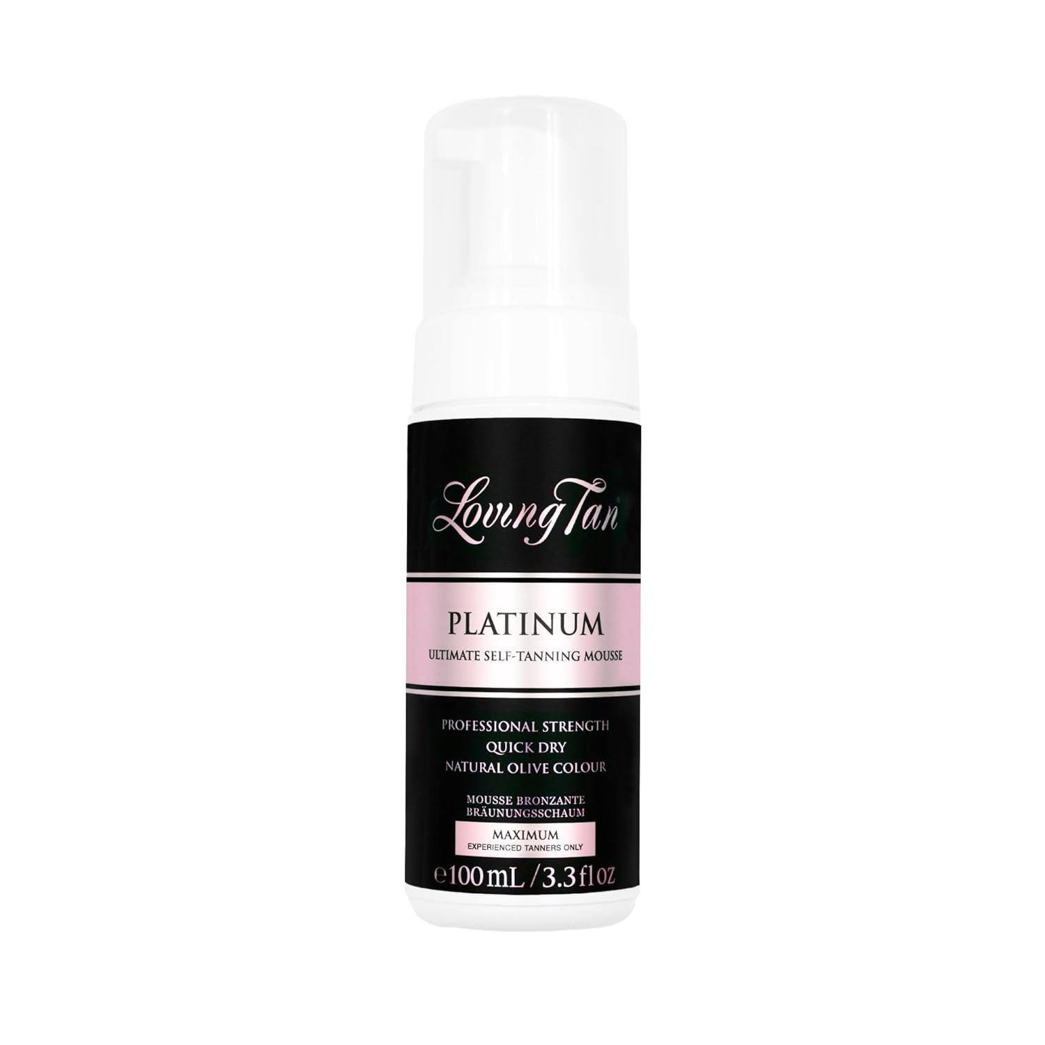 Loving Tan Platinum Self Tanning Mousse, Dark - Streak Free, Natural Looking, Professional Qualit... | Amazon (US)