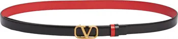 VLOGO Buckle Reversible Leather Belt | Nordstrom