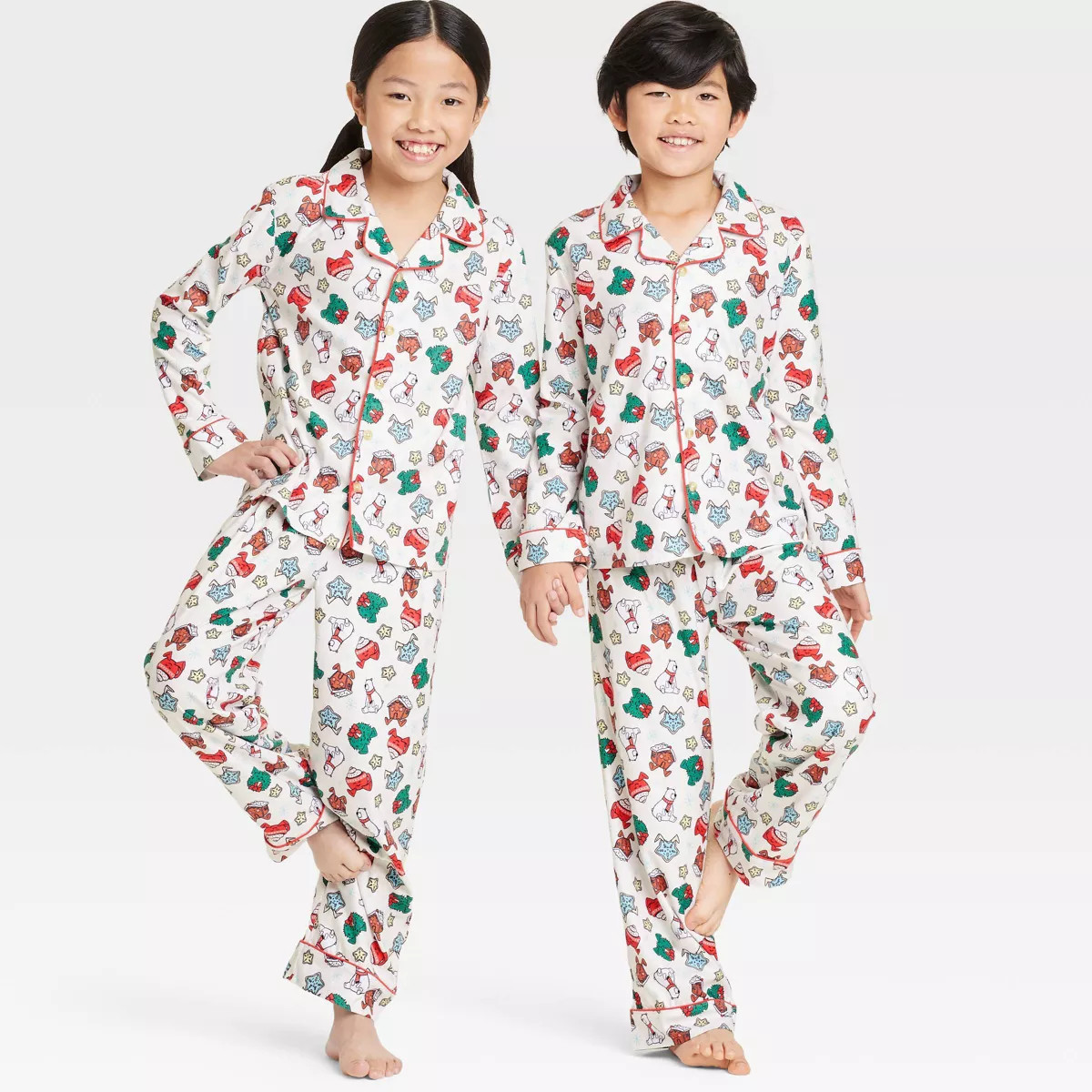 Kids' Holiday Treats Print Holiday Matching Family Pajama Set - Wondershop™ White | Target