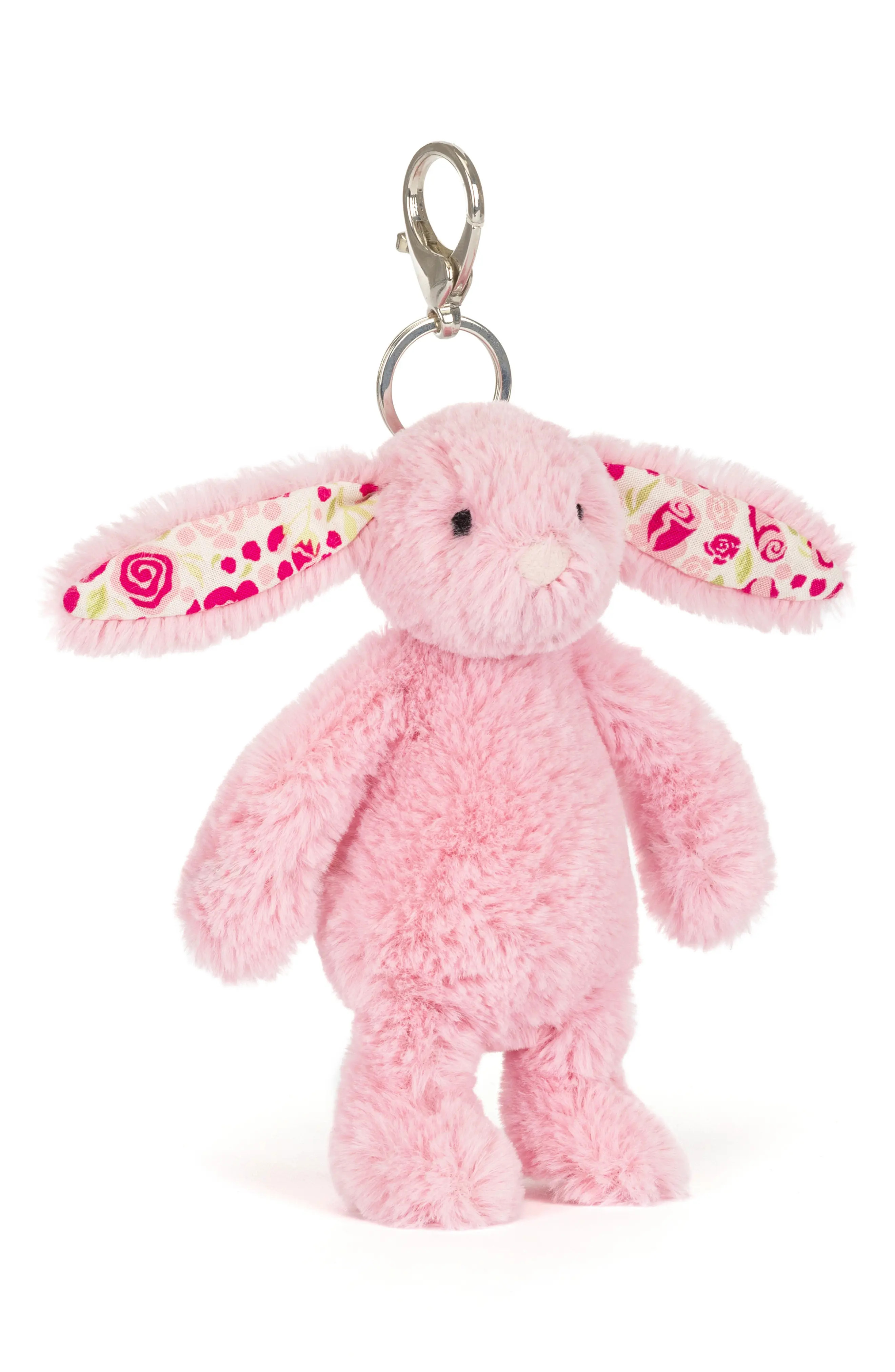 Jellycat Blushkin Blossom Bunny Stuffed Animal Bag Charm in Pink at Nordstrom | Nordstrom
