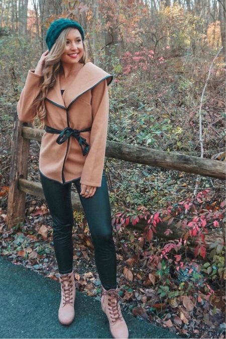 Faux leather leggings and statement coat 

#LTKHoliday #LTKSeasonal #LTKGiftGuide