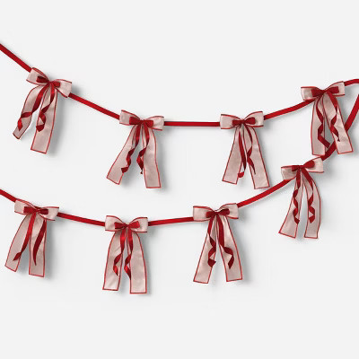 Valentine's Day Bow Garland - Threshold™ | Target