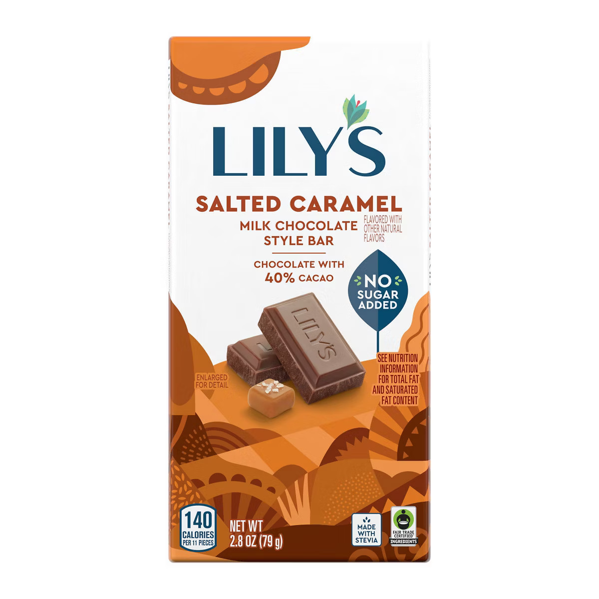 Lily's Salted Caramel Milk Chocolate Style Bar - 2.8oz | Target