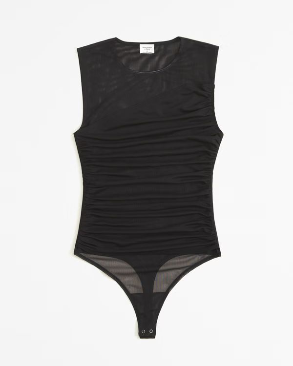 Layered Mesh Bodysuit | Abercrombie & Fitch (US)