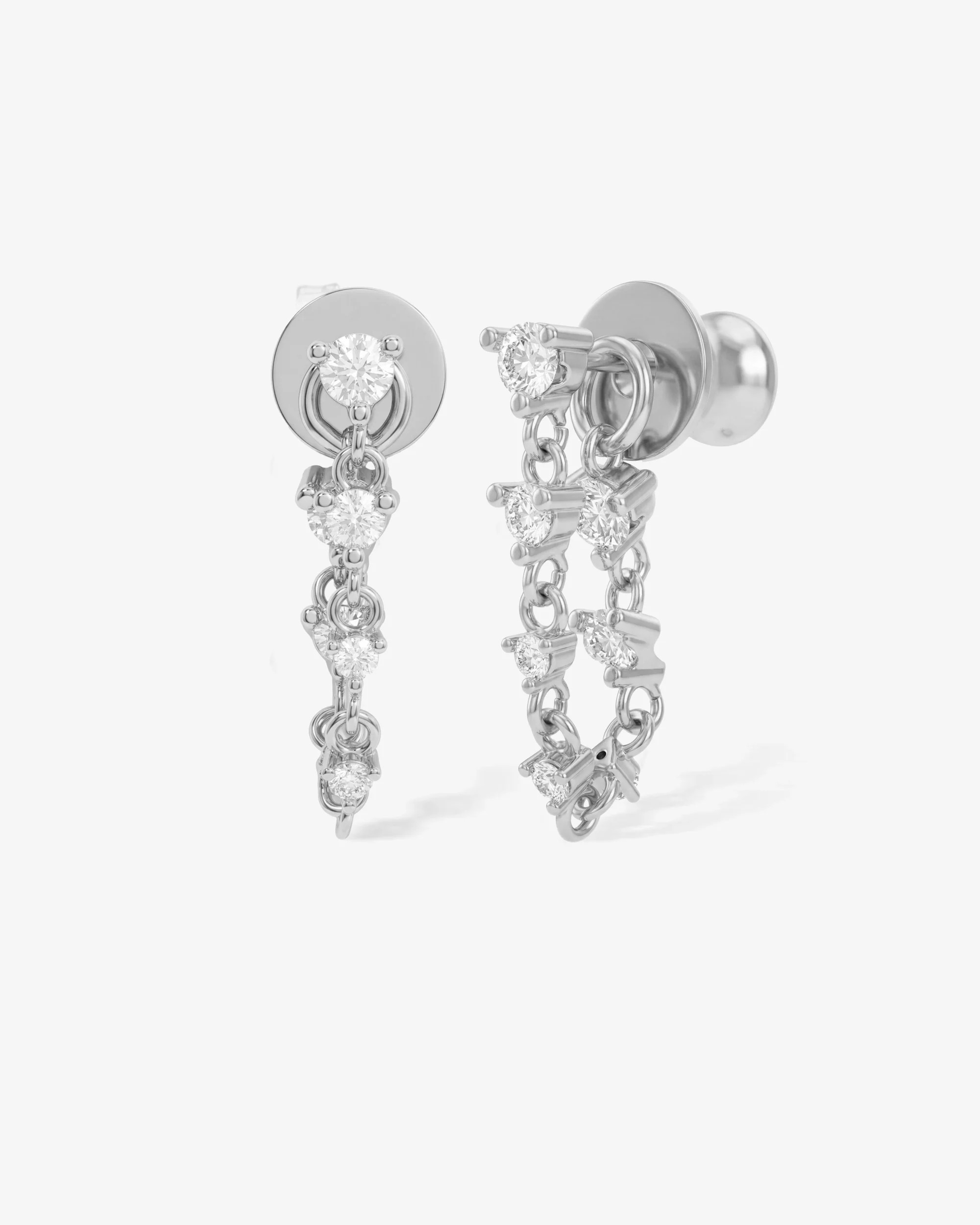 Not Your Basic Soft Hoop Earrings - Delicate Silver Chain | Melinda Maria Jewelry