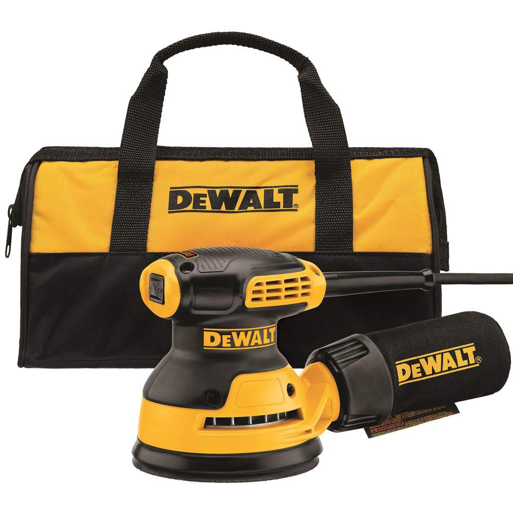 DEWALT Orbital Sander Kit, 5 inch, 3 amp, Corded, 12,000 OPM (DWE6421K) | Amazon (US)