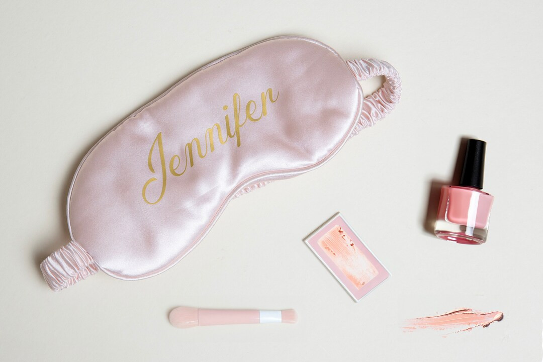 Personalized Eye Mask Bridal Party Gift Sleep Mask for Her Bridesmaid Sleeping Satin Mask Bridal ... | Etsy (CAD)