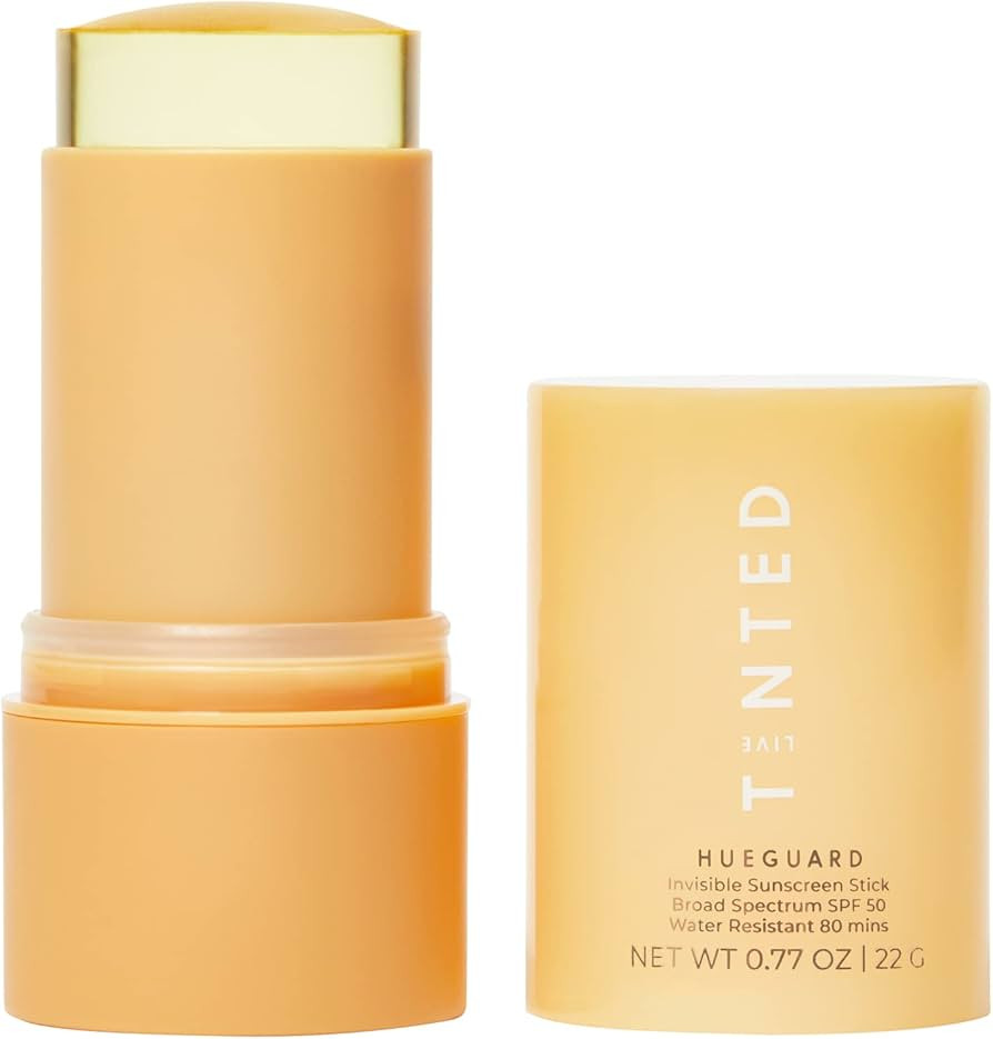 Live Tinted Hueguard Invisible Sunscreen Stick SPF 50: Waterproof, Sweatproof Sunscreen Stick for... | Amazon (US)